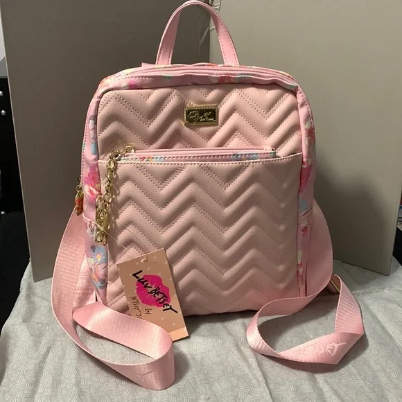 Betsey Johnson | Bags | Betsey Johnson Quilted Blush Pink  display picture 1